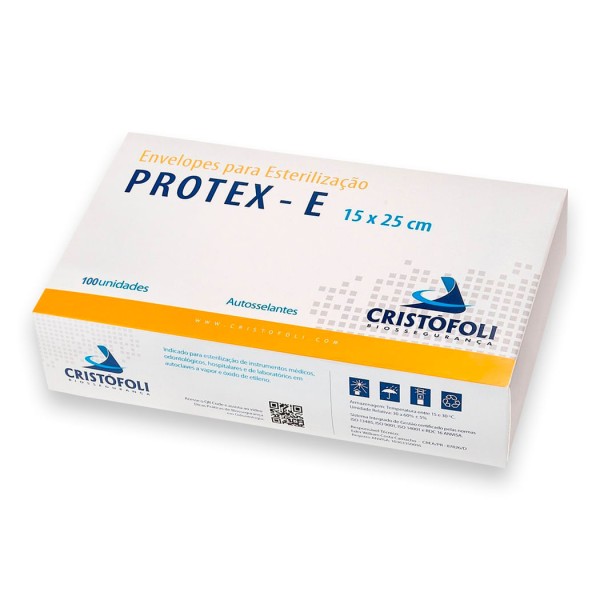 Encontraproduto.com.br - Envelope Autosselante Protex-E 15x25 com 100 - Cristófoli