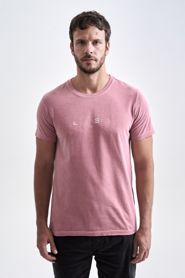 Encontraproduto.com.br - Camiseta Less Stone Rosa