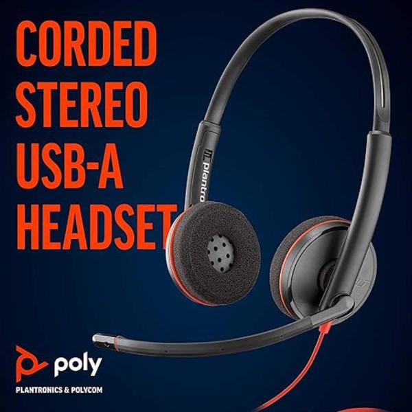 Encontraproduto.com.br - Headset Plantronics Blackwire C3220 USB-A Poly