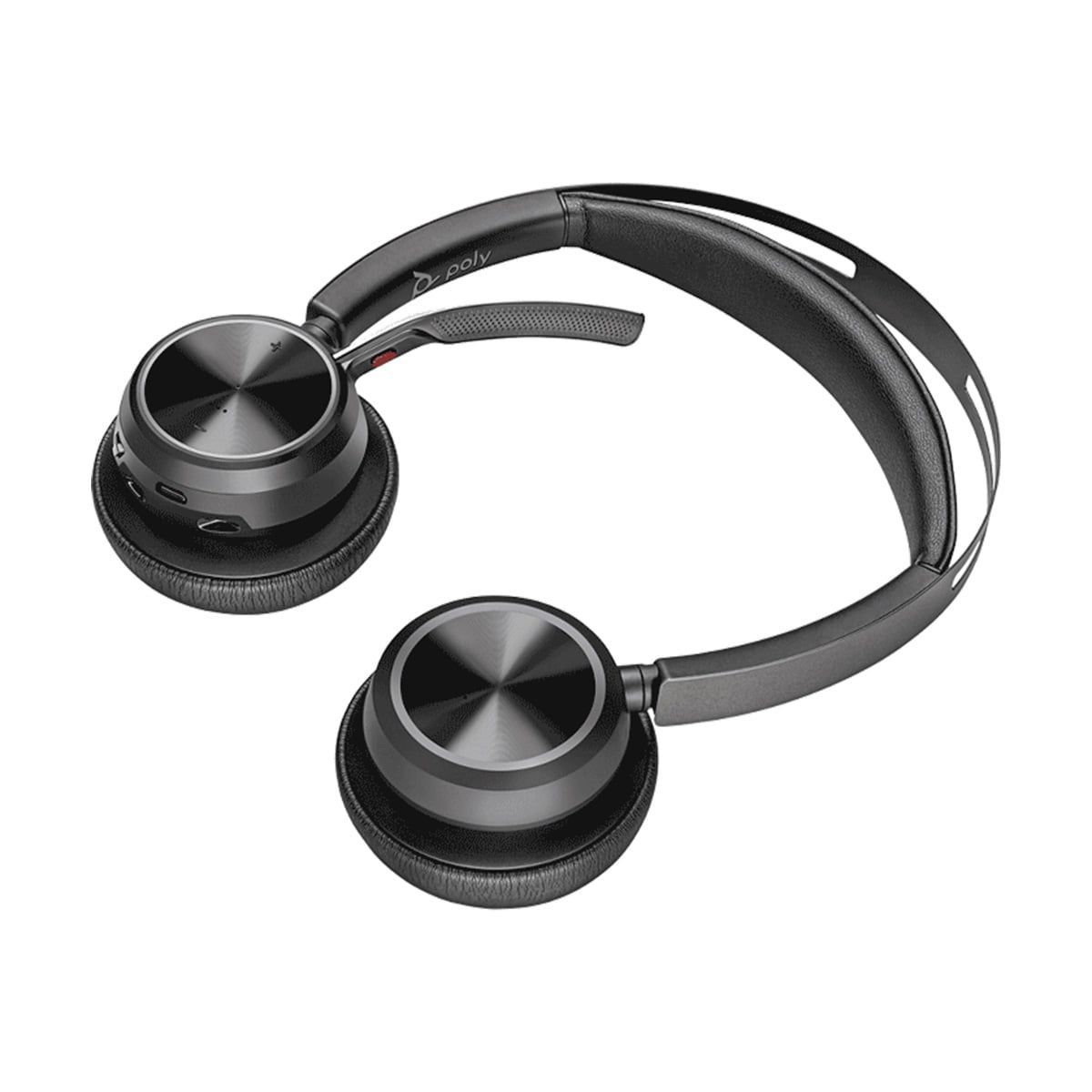 Encontraproduto.com.br - Headset Poly Voyager Focus 2 USB-A com Base Bluetooth