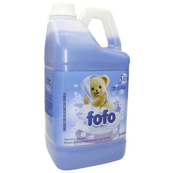 Encontraproduto.com.br - Amaciante para Roupa Fofo Azul Bombona com 5L