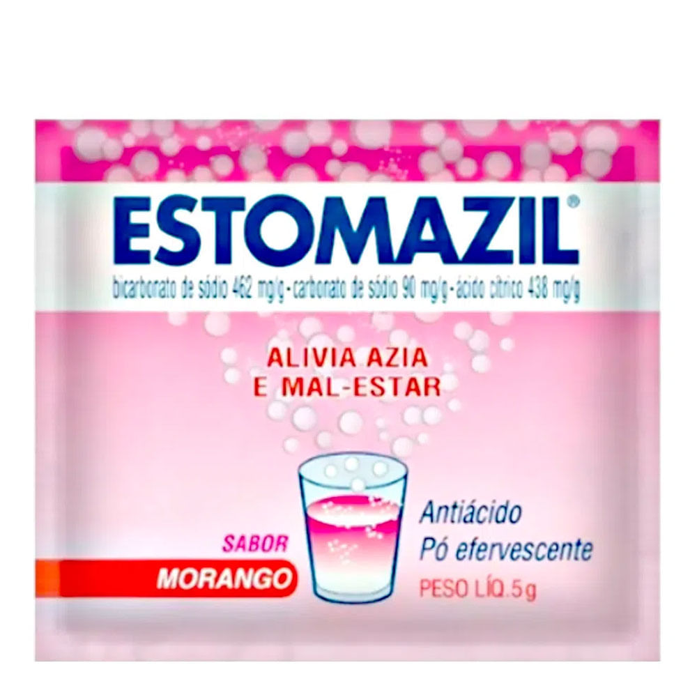 Encontraproduto.com.br - Estomazil Morango Sachê 5g