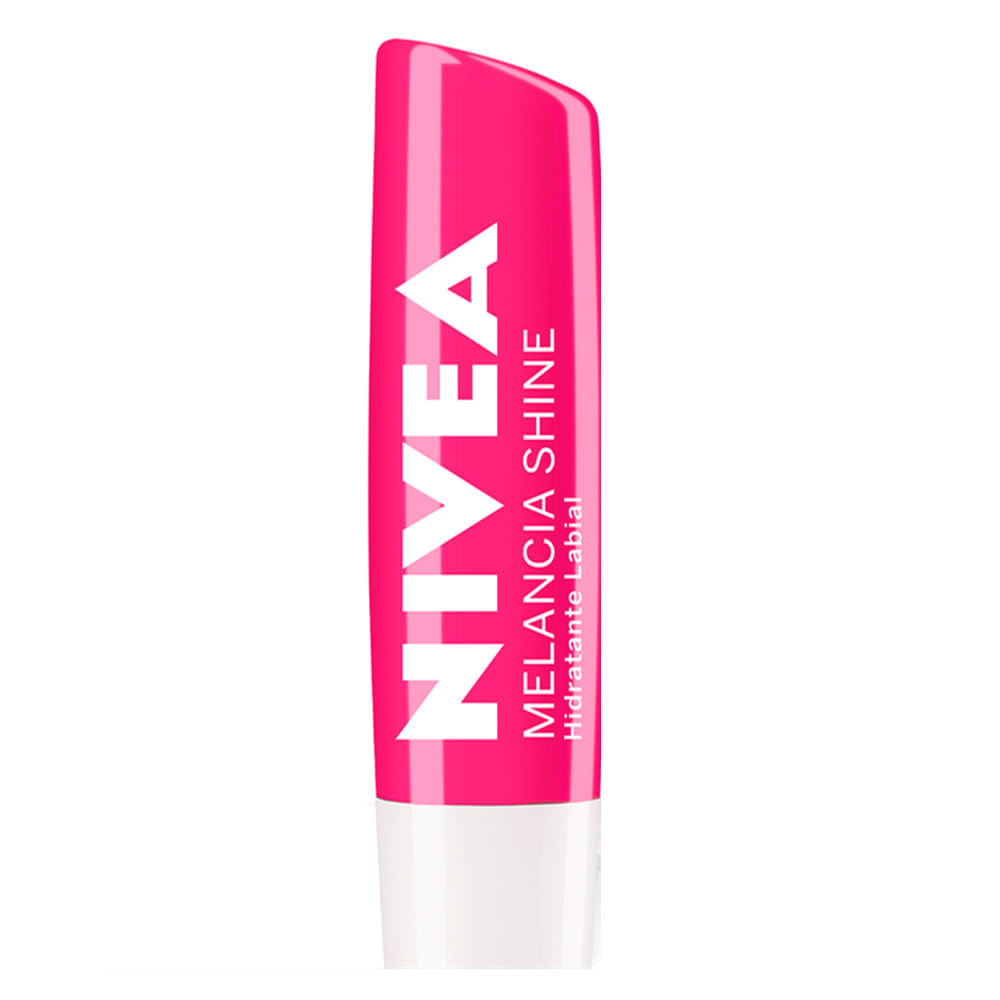 NIVEA Hidratante Labial Melancia Shine Hidratação Profunda 4,8 g