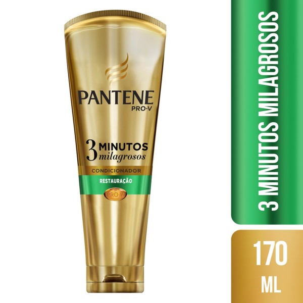 Encontraproduto.com.br - Condicionador Pant 3Min Restauração 170Ml - Pantene