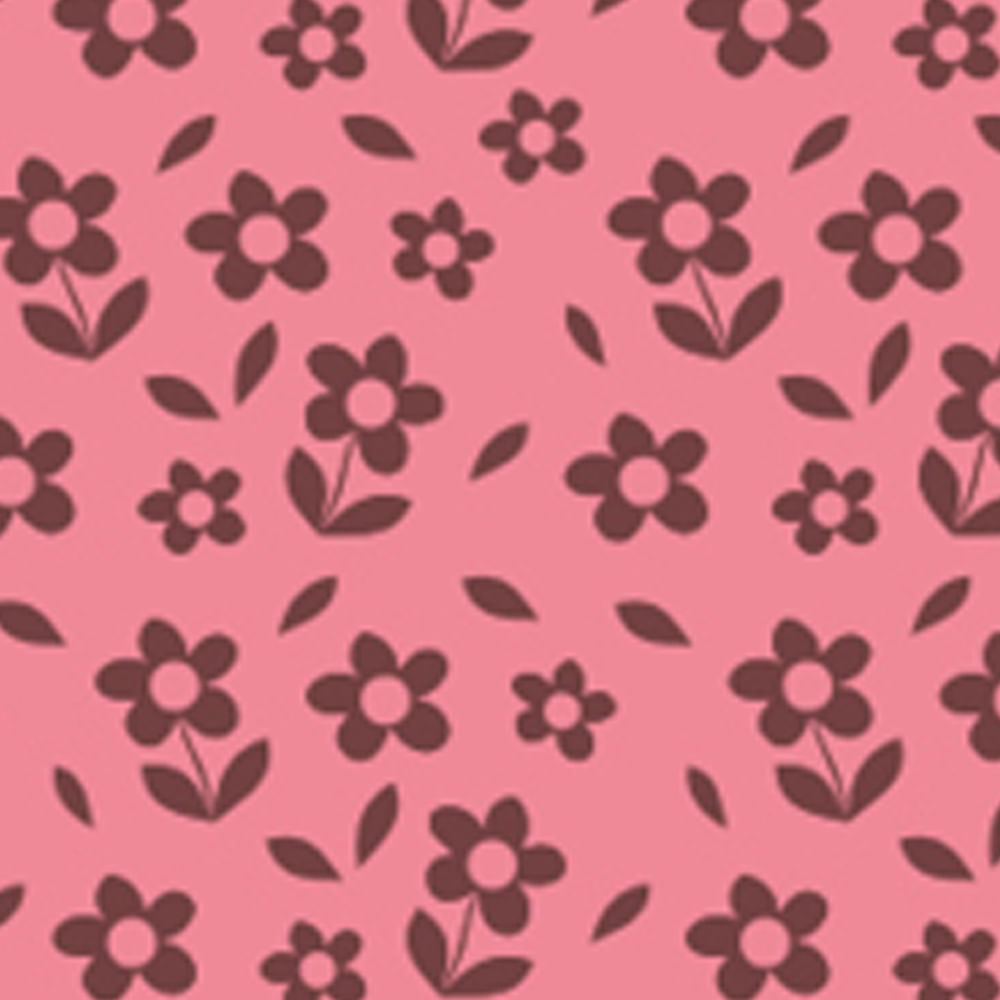 Placa de EVA Estampado Make+ 40 x 60 cm Florzinha Rosa - 9673