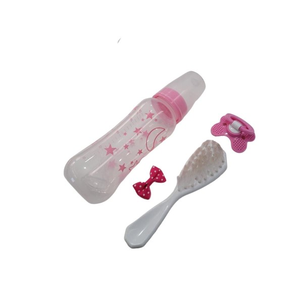 Encontraproduto.com.br - Boneca Bebê Reborn 45 cm Feita À Mão Com Roupinha Pink