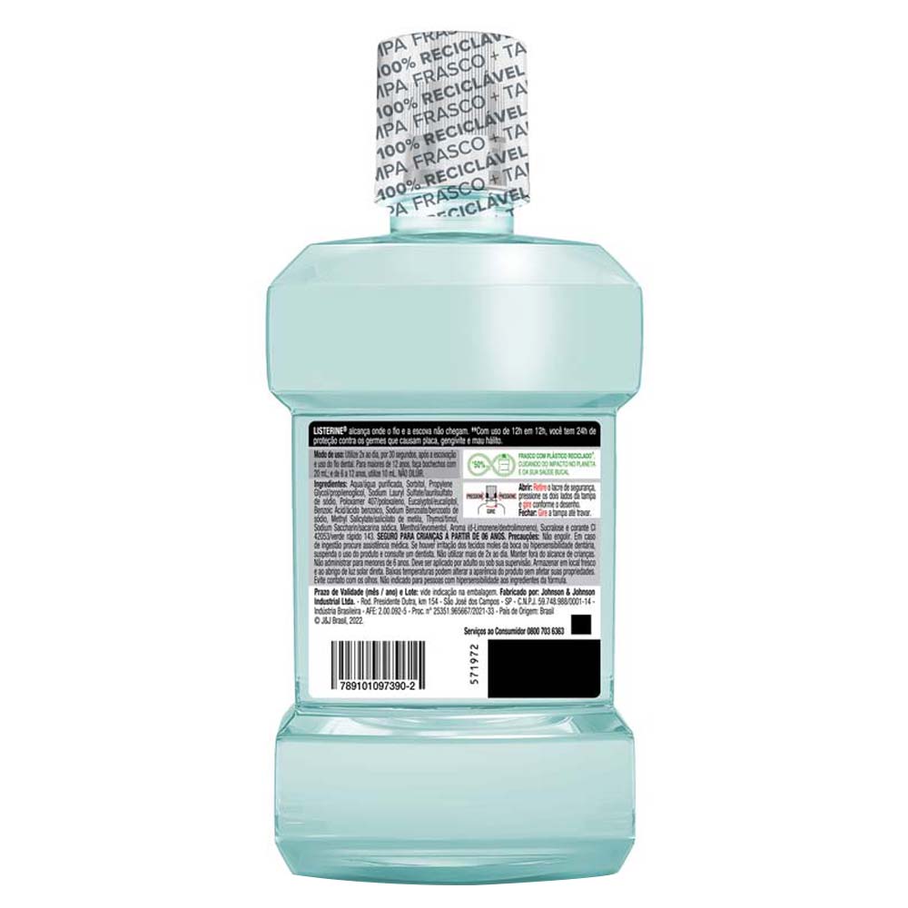 Encontraproduto.com.br - Enxaguatório Bucal Listerine – Cool Mint Zero