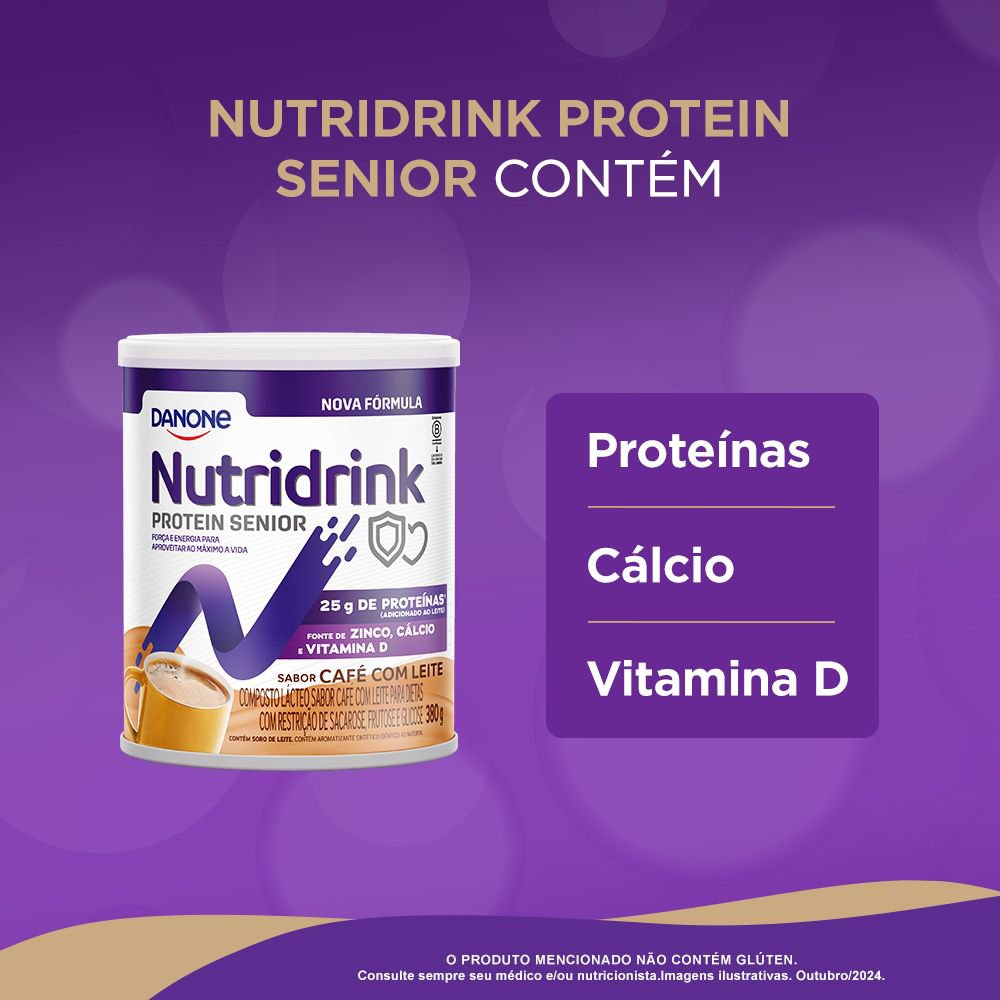 Encontraproduto.com.br - Nutridrink Protein Senior Café com Leite - 380g