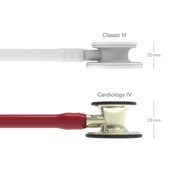 Encontraproduto.com.br - Estetoscópio Cardiology IV Adulto Vinho Champagne 6176 - Littmann 3M