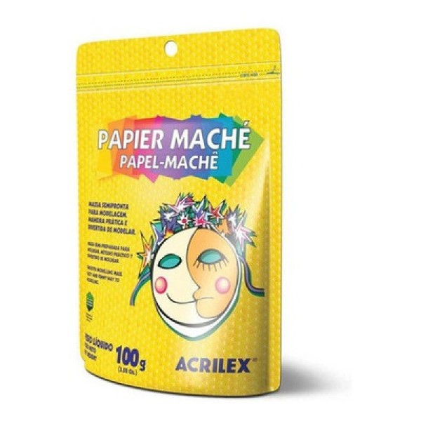 PAPEL MACHE ACRILEX 100GRS