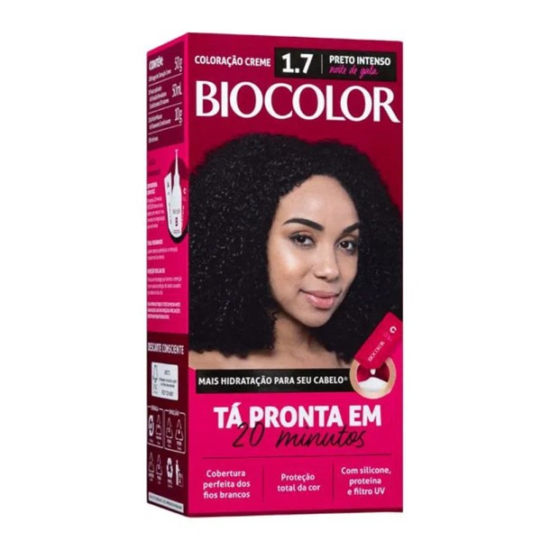 Mini Kit Coloração 1.7 Preto Intenso Noite De Gala Biocolor
