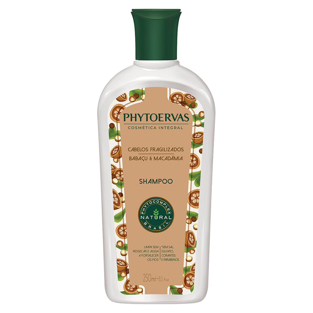 Phytoervas Cabelos Fragilizados Babaçu e Macadâmia – Shampoo