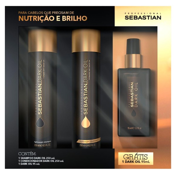Encontraproduto.com.br - Sebastian Dark Oil Kit – Shampoo+ Condicionador + Óleo