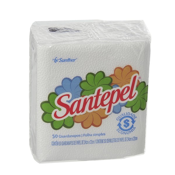 Encontraproduto.com.br - Guardanapo Mesa Santapel 24X22 C/80X50 Pq
