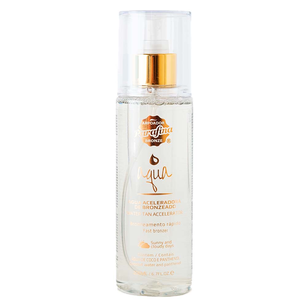 Água Aceleradora de Bronzeado Parafina Bronze Aqua
