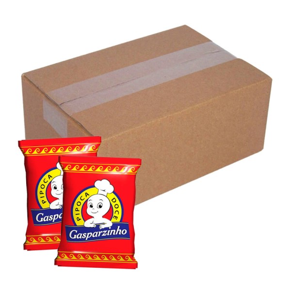 Encontraproduto.com.br - Pipoca Doce 90g c/10 - Gasparzinho