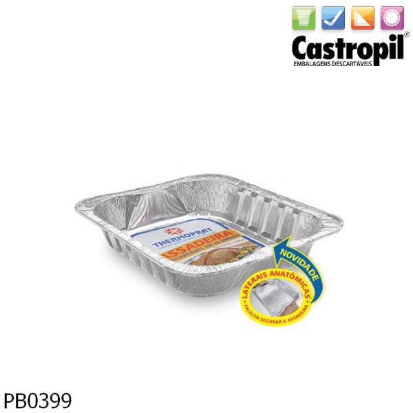 Encontraproduto.com.br - Thermoprat Assadeira Ret 6.400Ml C/12