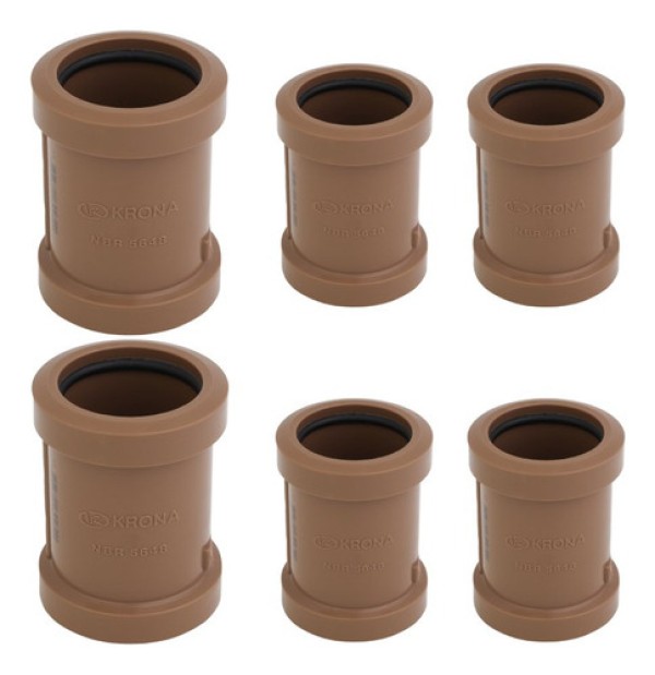 Luva de Correr Soldável 40 Mm - Saco com 6 Unidades - Krona