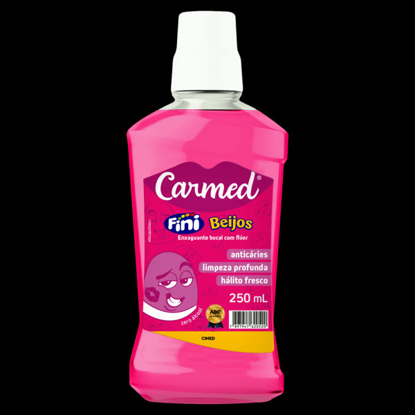 Enxaguante Bucal Carmed Fini Beijos Zero Álcool - 250ml