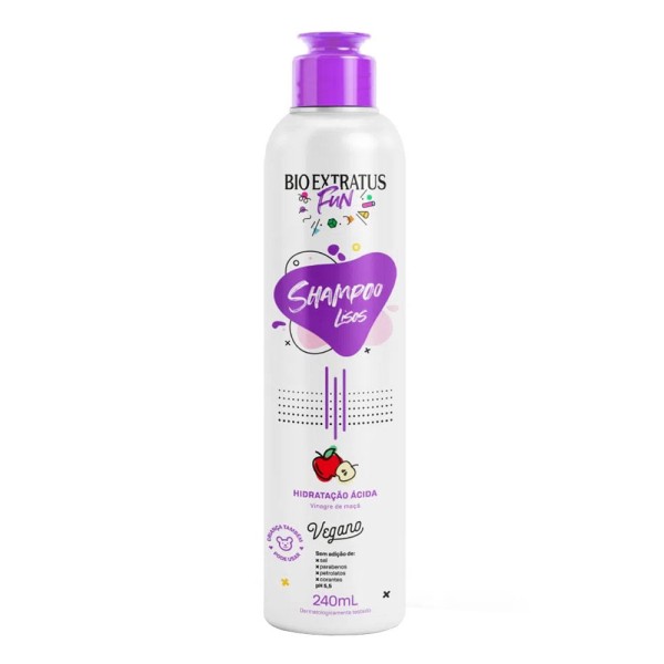 Shampoo Fun Lisos Hidratação Ácida Bio Extratus 240ml