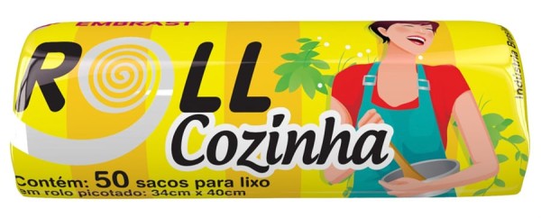 Embrast Saco P/Lixo Br 34X40 Cozinha C/50
