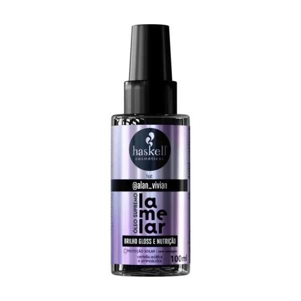Serum Cap Haskell Lamelar 100ml - Tratamento Intensivo Para Cabelos Danificados, Brilho E Maciez.