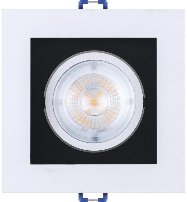 Spot LED Luz Branca Black 5W Quadrado Black+Decker 20 pçs