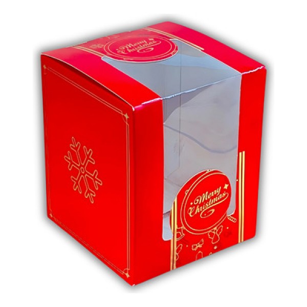 Caixa Mini Panetone Classic Natal Clássico 24 5 Unidades 5142 IDEIA
