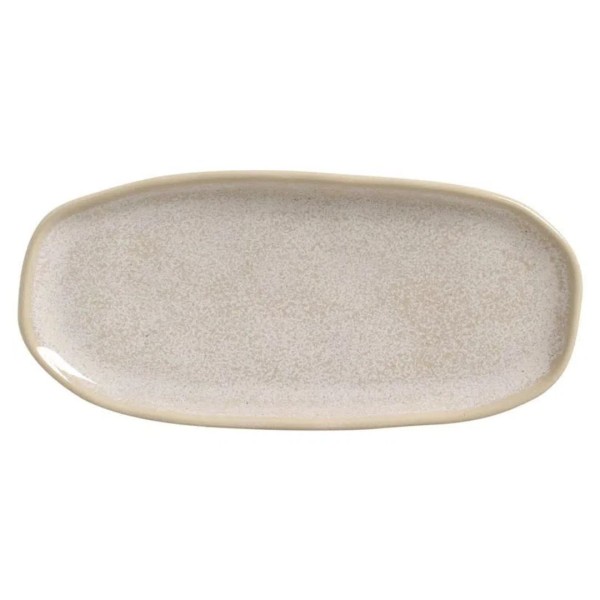 Encontraproduto.com.br - Travessa Oval Orgânica Latte Off White 23cm