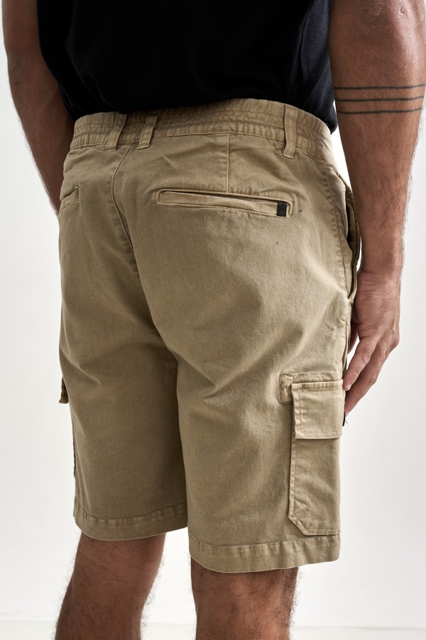Encontraproduto.com.br - Bermuda Cargo Lagoinha II Bege