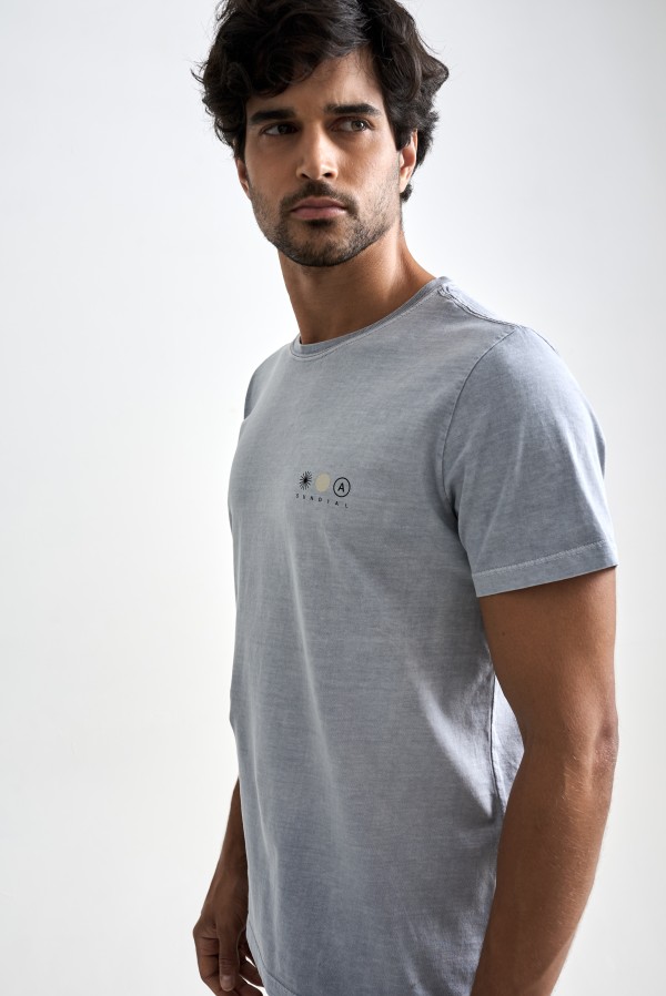 Encontraproduto.com.br - Camiseta Sundial Stone Azul Claro