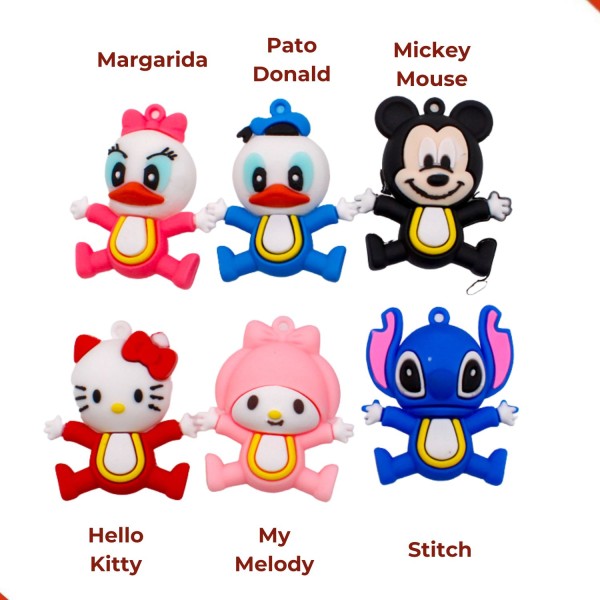 Encontraproduto.com.br - PINGENTES PERSONAGENS BABYS EMBORRACHADO COM 12 PEÇAS