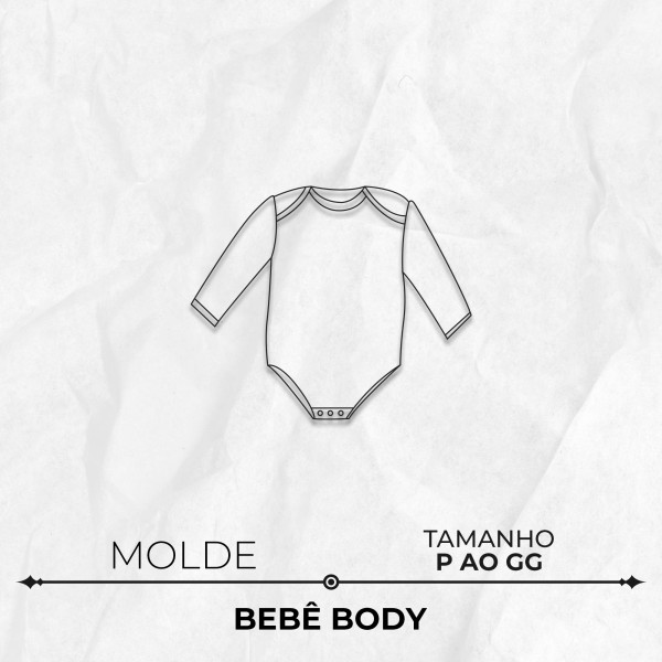 Encontraproduto.com.br - Molde bebê body tamanho P ao GG by Marlene Mukai