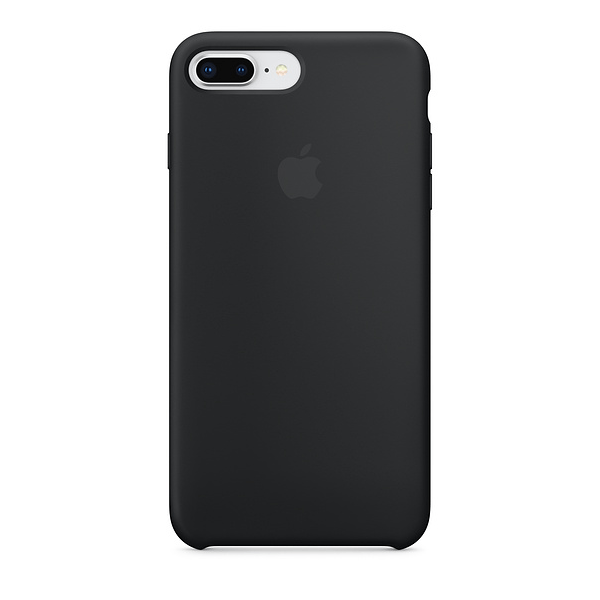 Encontraproduto.com.br - Capa iPhone 8 Plus / 7 Plus Apple, Silicone Preta - MQGW2ZM/A