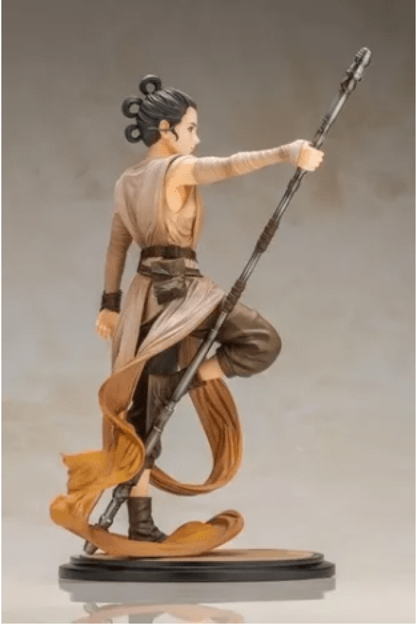 Encontraproduto.com.br - Estátua Rey Descendant Of Light Star Wars Artfx Kotobukiya 01591
