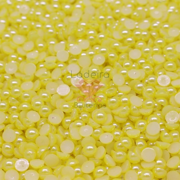 Encontraproduto.com.br - MEIA PEROLA PARA COLAGEM 05MM EM ABS COM 500GR
