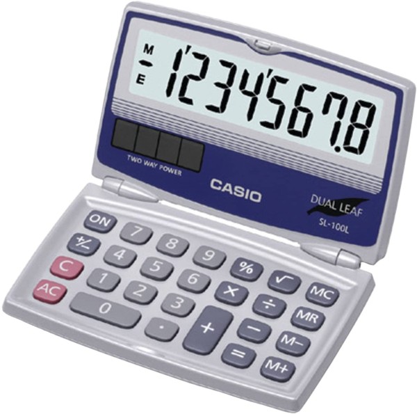 Encontraproduto.com.br - Calculadora Solar Básica Casio Sl-100l