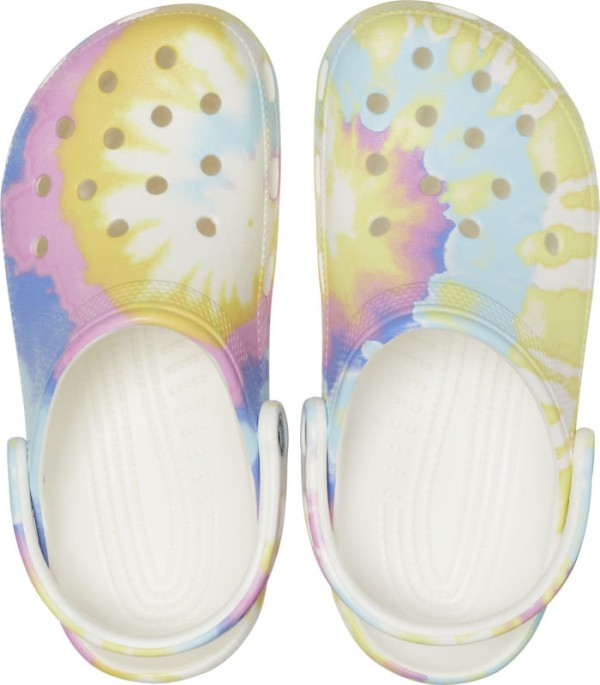 Encontraproduto.com.br - Crocs Adulto Unissex Tie Dye Amarelo 43