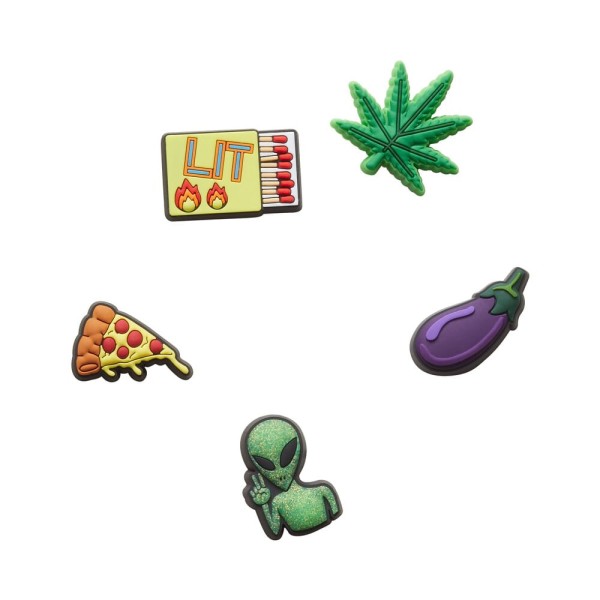 Encontraproduto.com.br - Jibbitz™ Super Chill Pack com 5 Peças