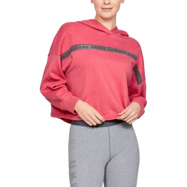 Casaco de Treino com Capuz Feminino Under Armour Taped Fleece