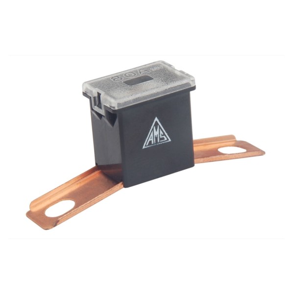 Encontraproduto.com.br - Fusivel Mega Macho Lateral Preto 80A