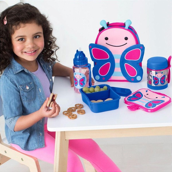 Encontraproduto.com.br - Kit Lanche Zoo Borboleta Skip Hop