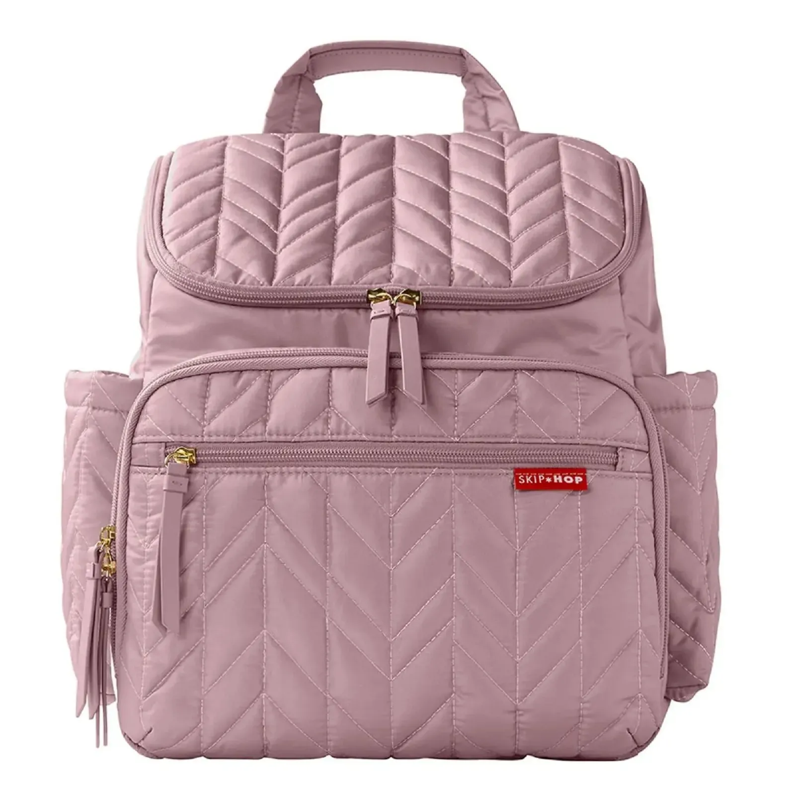MOCHILA MATERNIDADE FORMA LILAS ROSADO - 4562