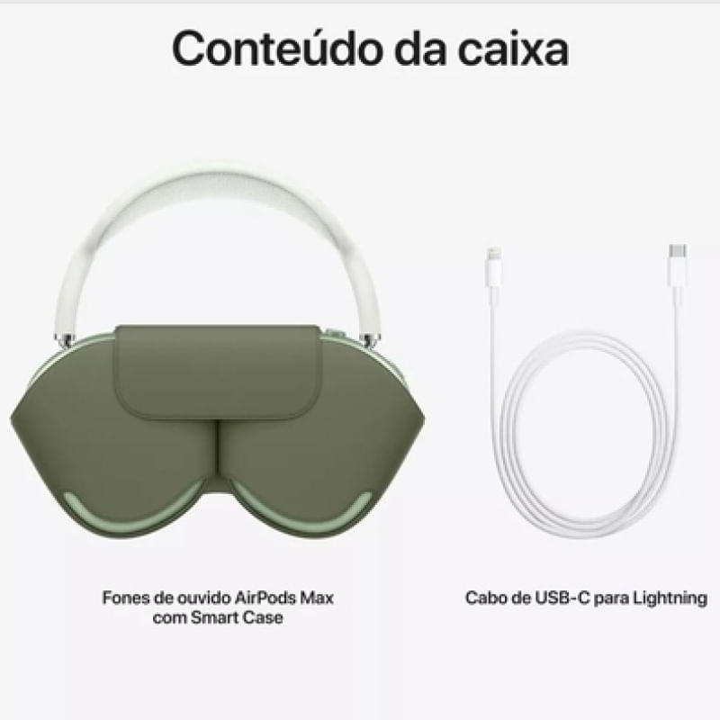 Encontraproduto.com.br - Apple AirPods Max Over the Ear (Bluetooth) - Verde