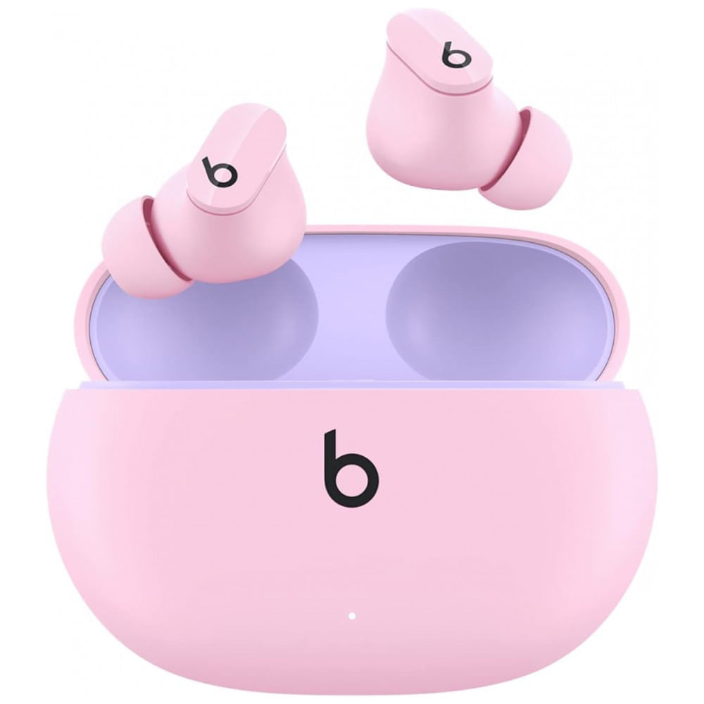 Encontraproduto.com.br - Fones de Ouvido Bluetooth com Cancelamento de Ruído e Compatível com Apple e Android, Beats Studio Buds, Rosa