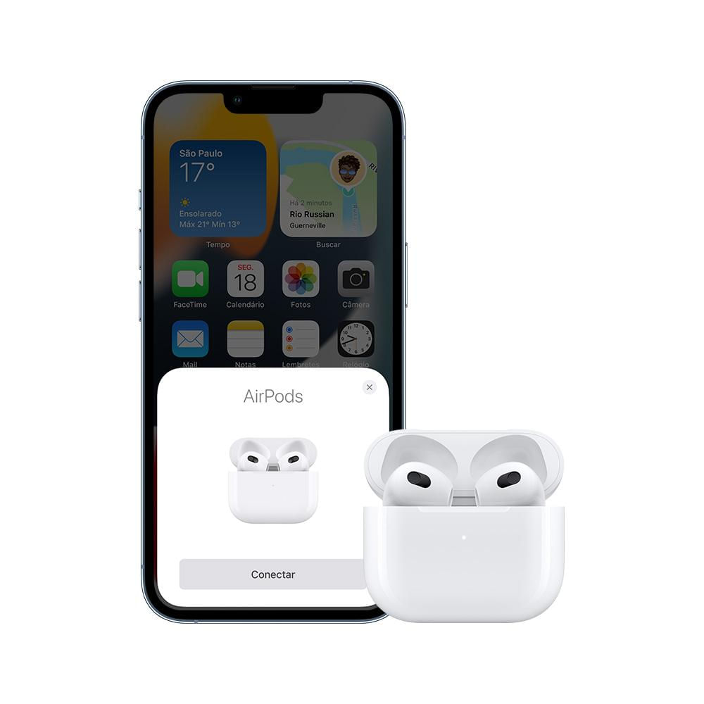 Encontraproduto.com.br - Apple AirPods (3ª geração) com estojo de recarga Lightning