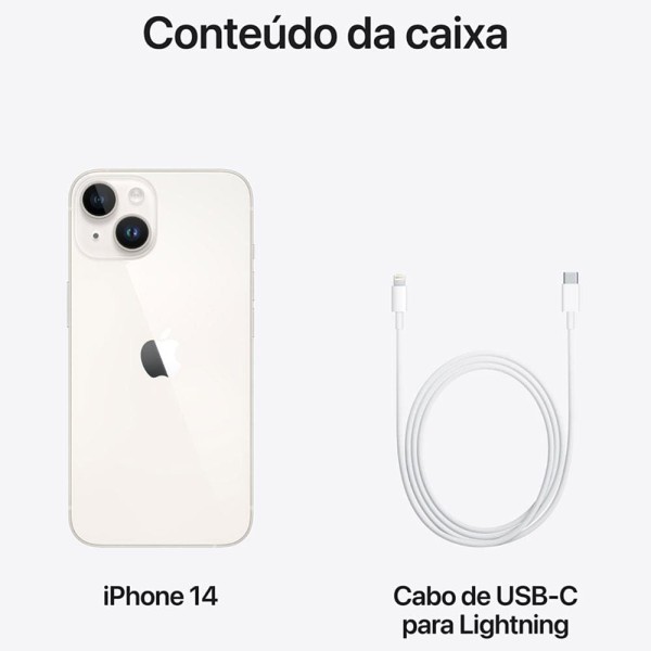 Encontraproduto.com.br - Apple iPhone 14 128GB Estelar