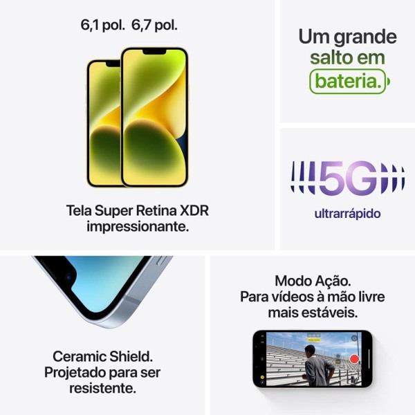 Encontraproduto.com.br - Apple iPhone 14 128GB Estelar