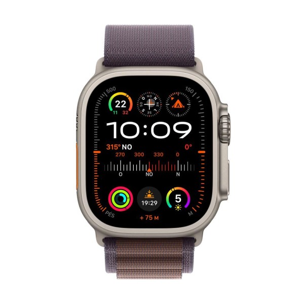 Encontraproduto.com.br - Apple Watch Ultra 2 GPS + Cellular • Caixa de titânio de 49 mm • Pulseira loop Alpina índigo – M (neutro em carbono)