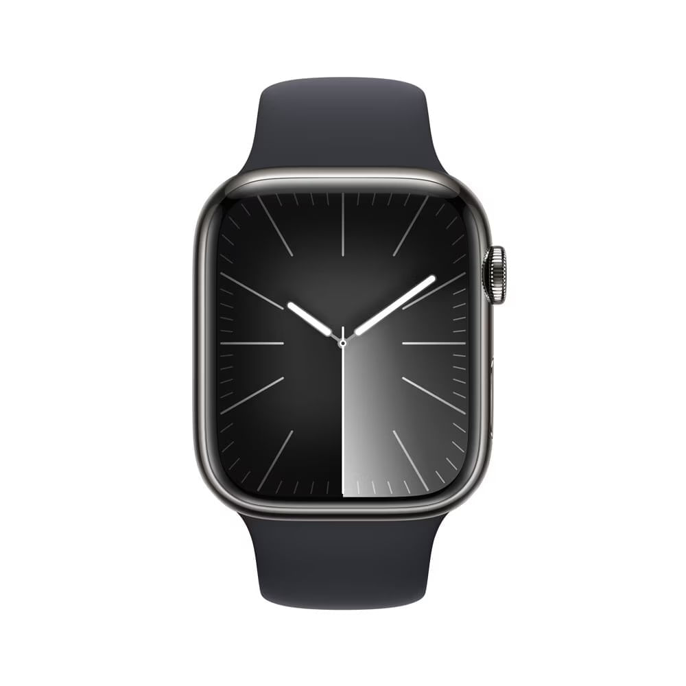 Encontraproduto.com.br - Smartwatch Apple Watch Series 9 GPS/Celular Pulseira Esportiva 4.5 cm Grafite